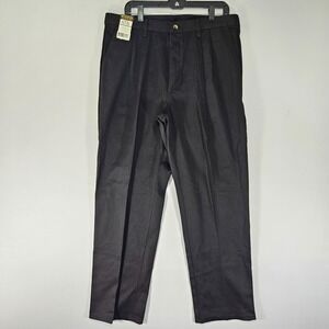 Rustler Men's Khaki Pants Pleated Front Poly Blend Size 36x32 NEW